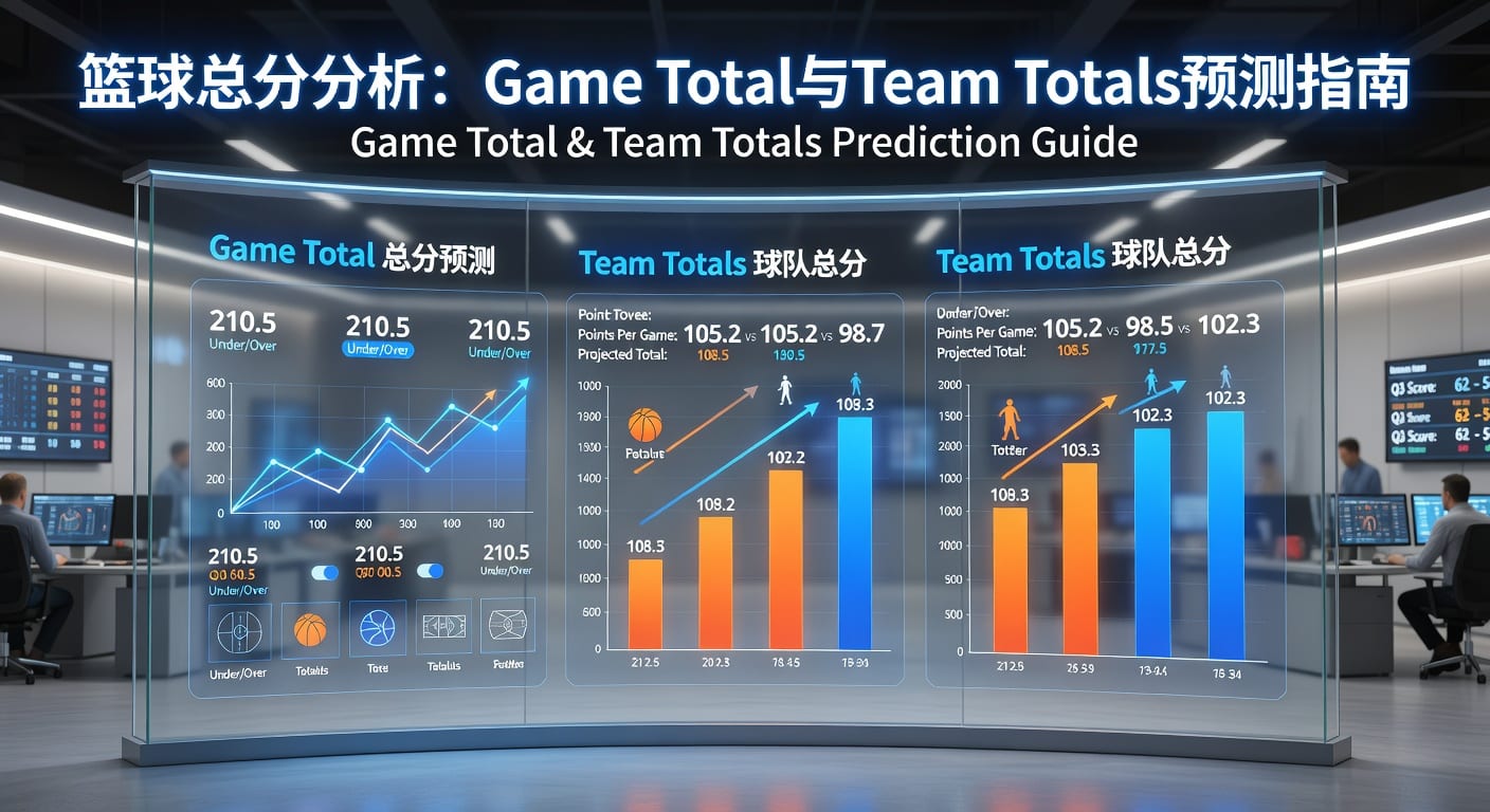 篮球总分投注：Game Total Team Totals预测策略
