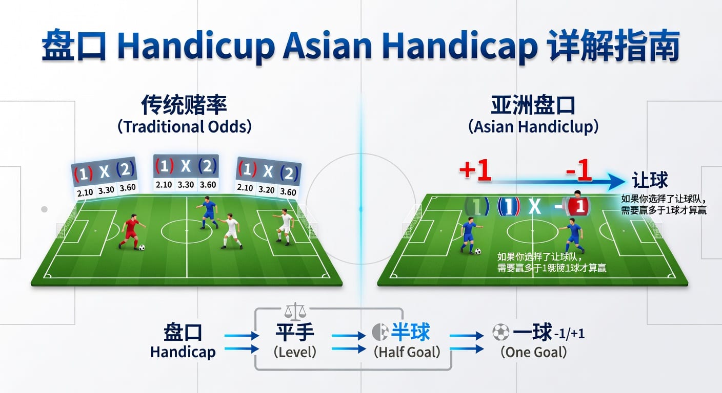 亚洲盘 Asian Handicap 投注攻略