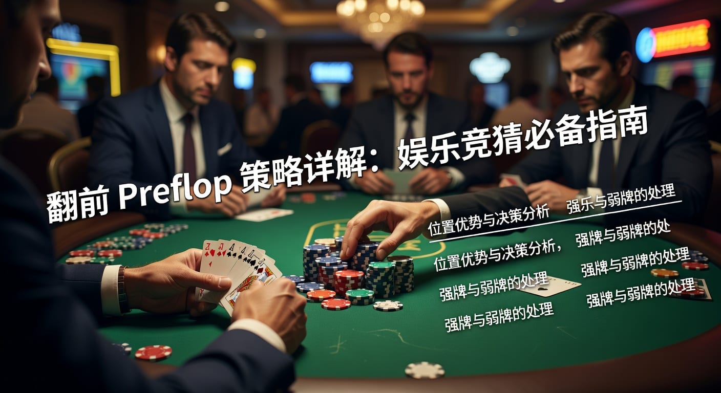 翻前 Preflop 策略：2026扑克博彩实战指南