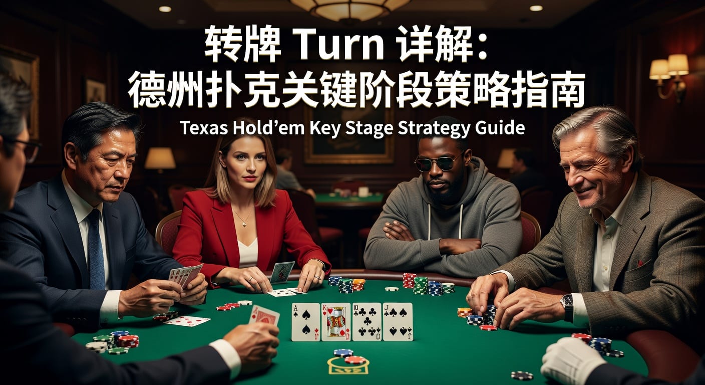 转牌 Turn 策略：德州扑克转牌圈高手决策指南