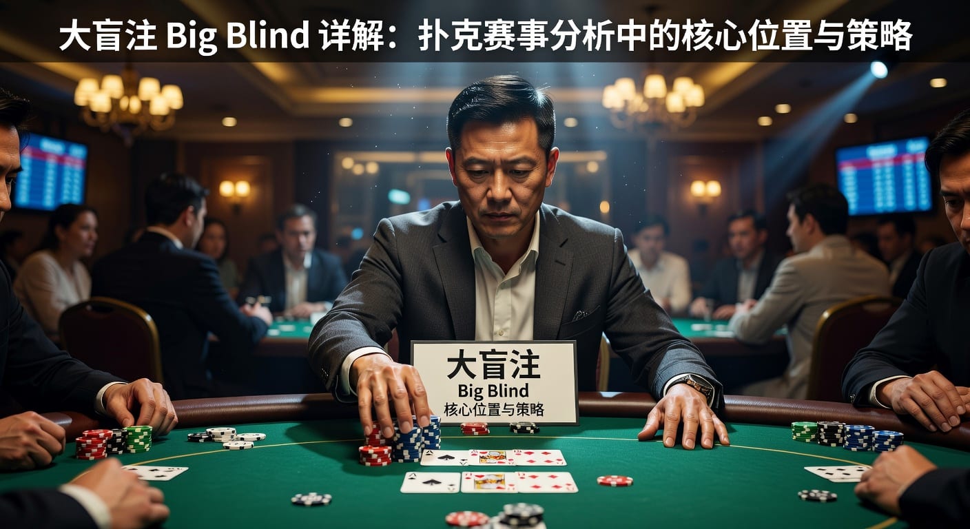 大盲注 Big Blind 攻略：德州扑克盲注策略与技巧