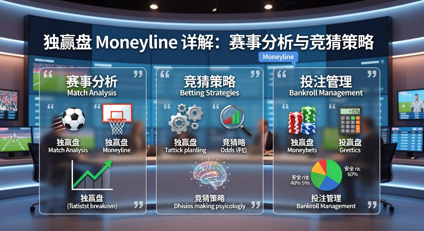 独赢盘 moneyline：下注规则与实战判断